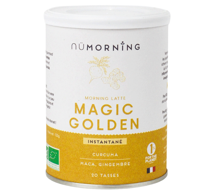 Pudełko Magic Golden Morning Latte Bio - Luz 125 g - NÜMORNING