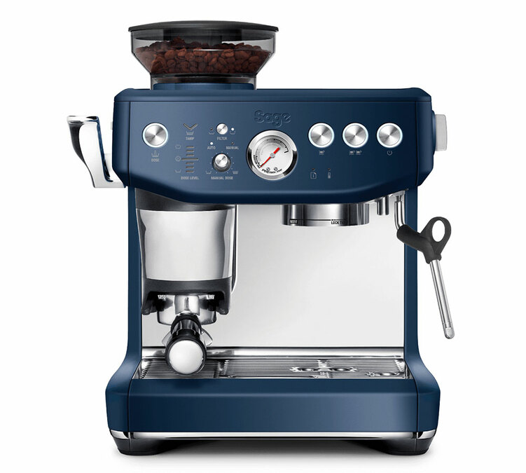 SAGE Barista Express Impress SES876DBL4EEU1 espressomaskin plommonblå