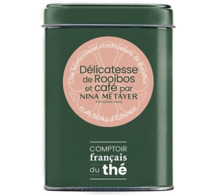 Scatola Rooibos Delicatesse - Rooibos e Caffè - Granello 100 g - COMPTOIR FRANÇAIS DU THÉ