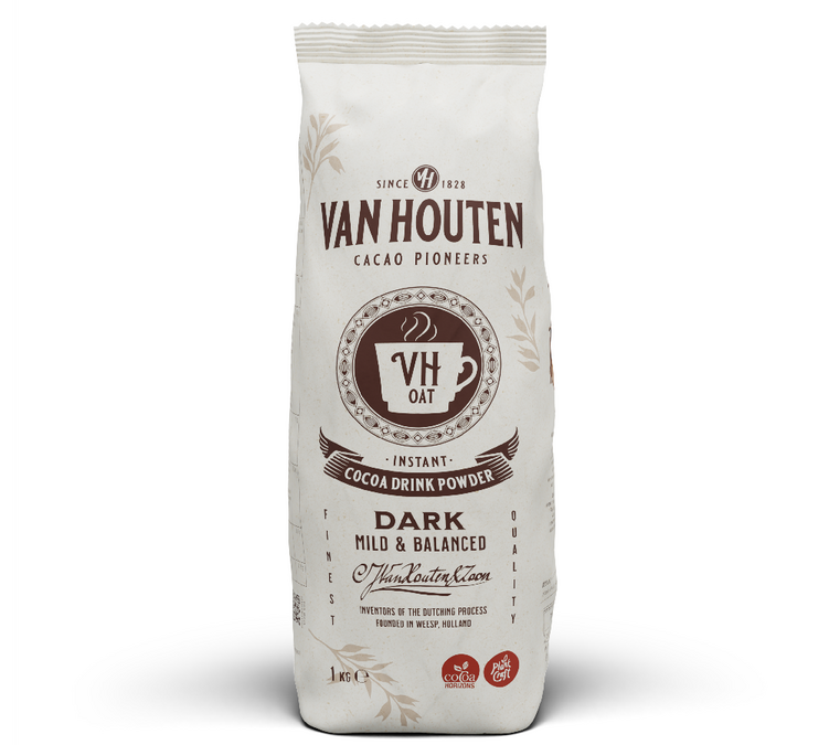 VAN HOUTEN Kaakaonmakuinen kasvipohjainen jauhe ammattilaisille 1 kg
