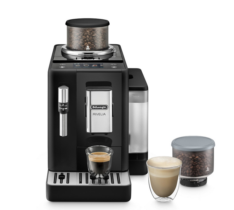 Кафемелачка за Еспресо DeLonghi Rivelia - FEB 4435.B Оникс Черно