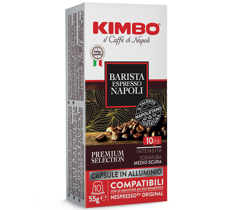 10 капсула компатибилних са Nespresso* Original Espresso Barista Napoli - KIMBO