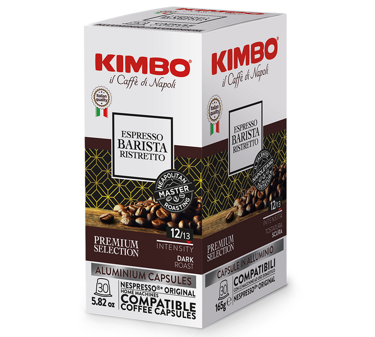 30 kapslar kompatibla Nespresso* Original Espresso barista ristretto - KIMBO