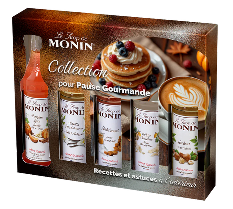 MONIN Комплект сиропи - Гурме почивки 5 x 5 cl