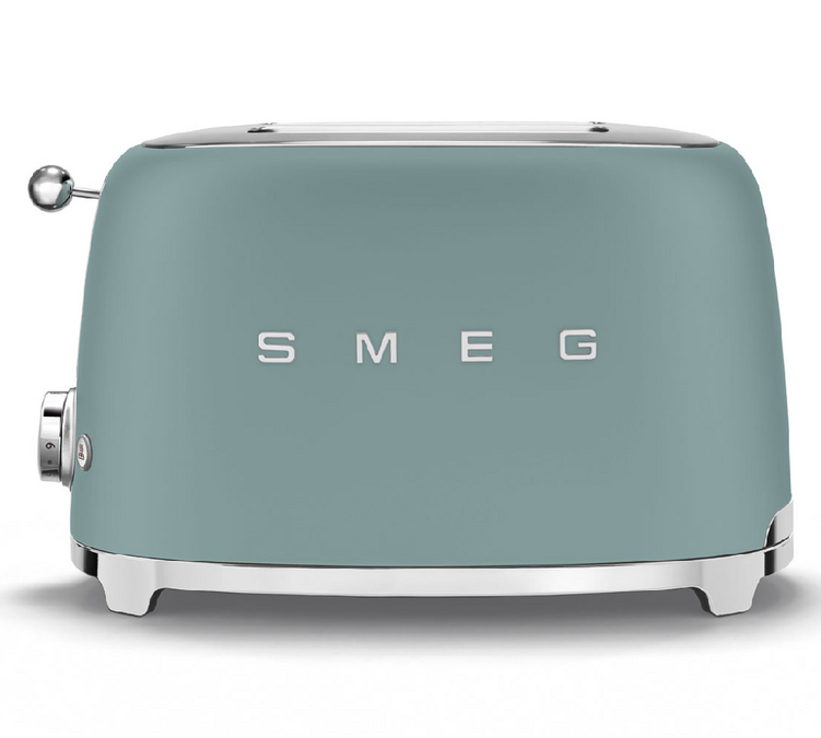 SMEG Тостер Мат избледјело смарагдно зелена TSF01EGMEU 2 кришке