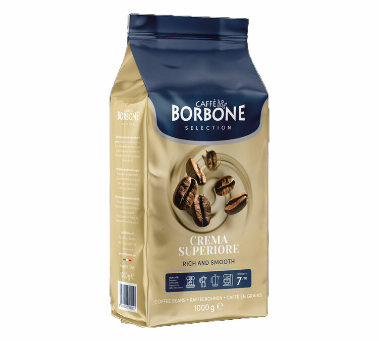 1 kg - Kawa w ziarnach - Superiore Crema - CAFFÈ BORBONE