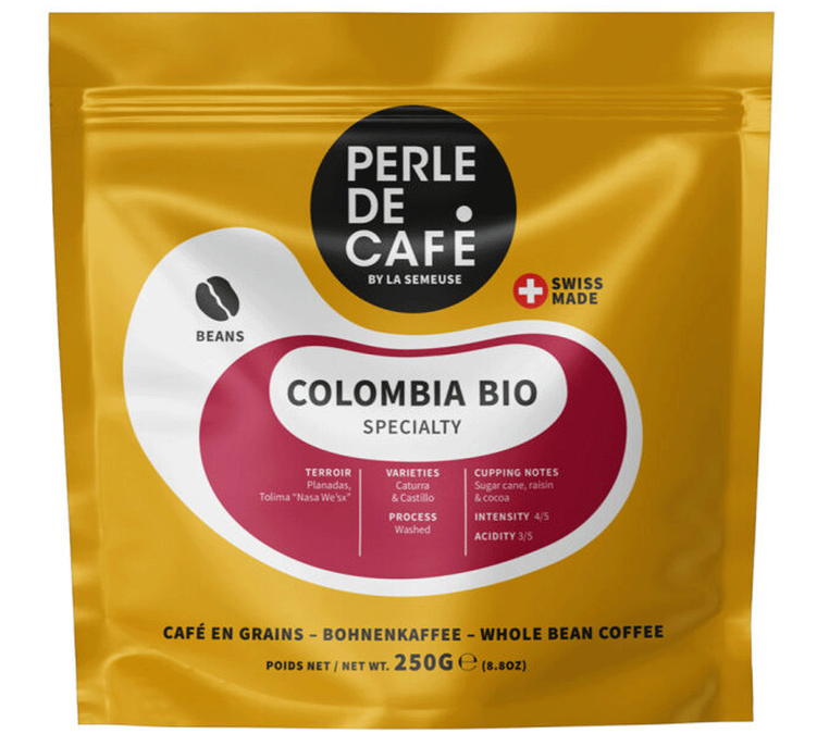 250 g - Caffè in Grani - Colombia Bio - PERLE DE CAFÉ