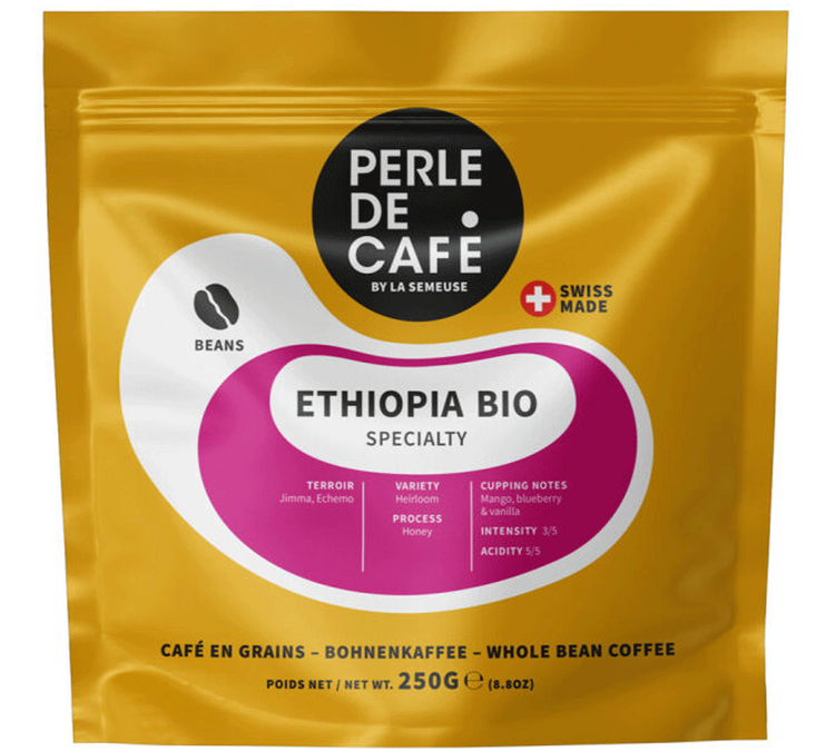 250 g - Café em grão - Etiópia Bio - PERLE DE CAFÉ