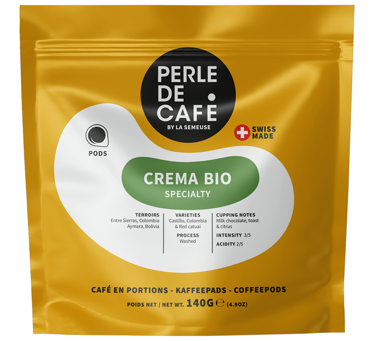 20 ESE-Pads - Crema bio - PERLE DE CAFÉ