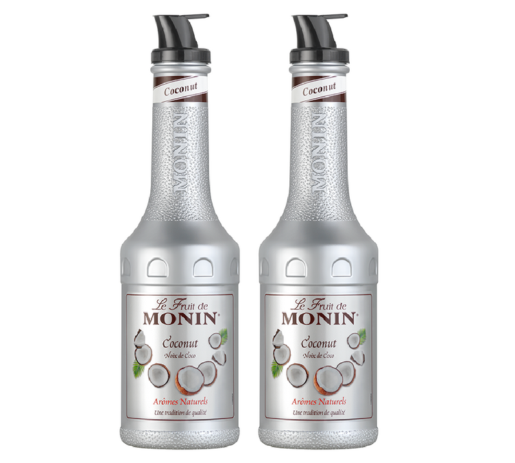 Pack of 2 fruit purées 1L - Coconut - MONIN