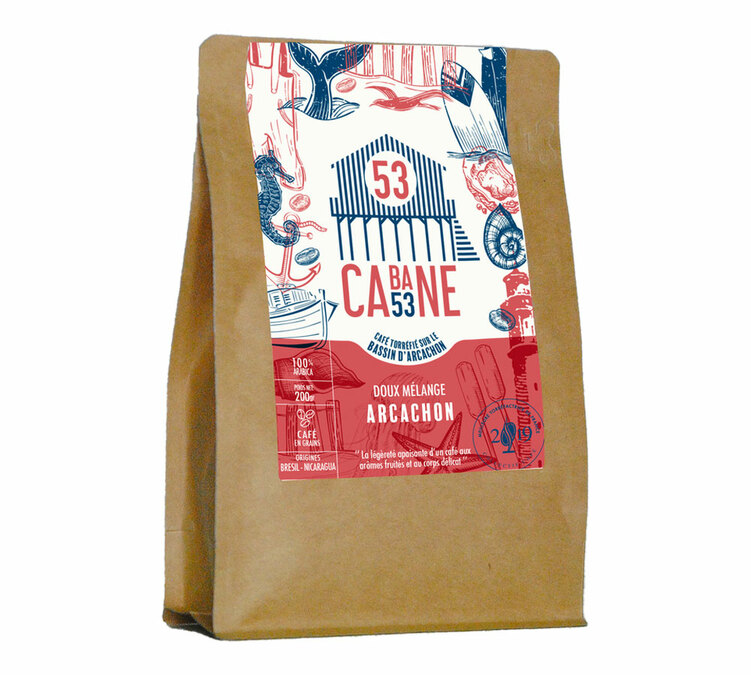 200 g - Kaffebønner - Arcachon - CABANE 53