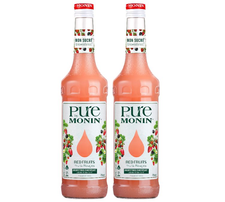 Pure by MONIN - Frutti Rossi - 2x70 cl