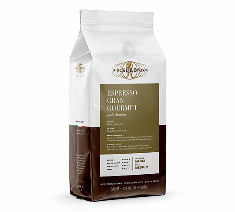 500 g - Kaffee Bohnen - Espresso Gran Gourmet - MISCELA D'ORO