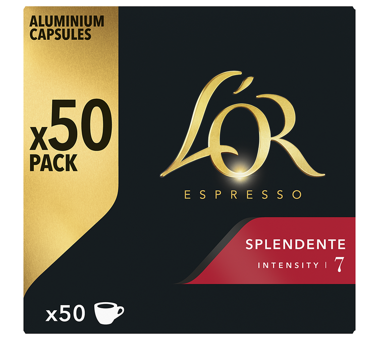 50 capsules compatibel met Nespresso* Original Splendente - L'OR ESPRESSO