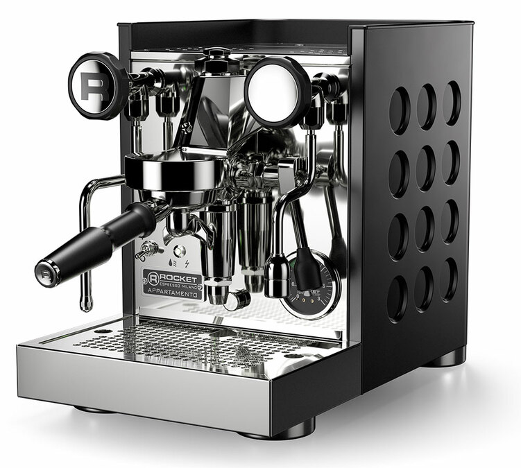 Црна машина за еспресо ROCKET ESPRESSO Appartamento TCA