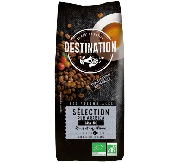 1 kg - Café em Grão - Seleção 100% Arábica Biológico - DESTINATION