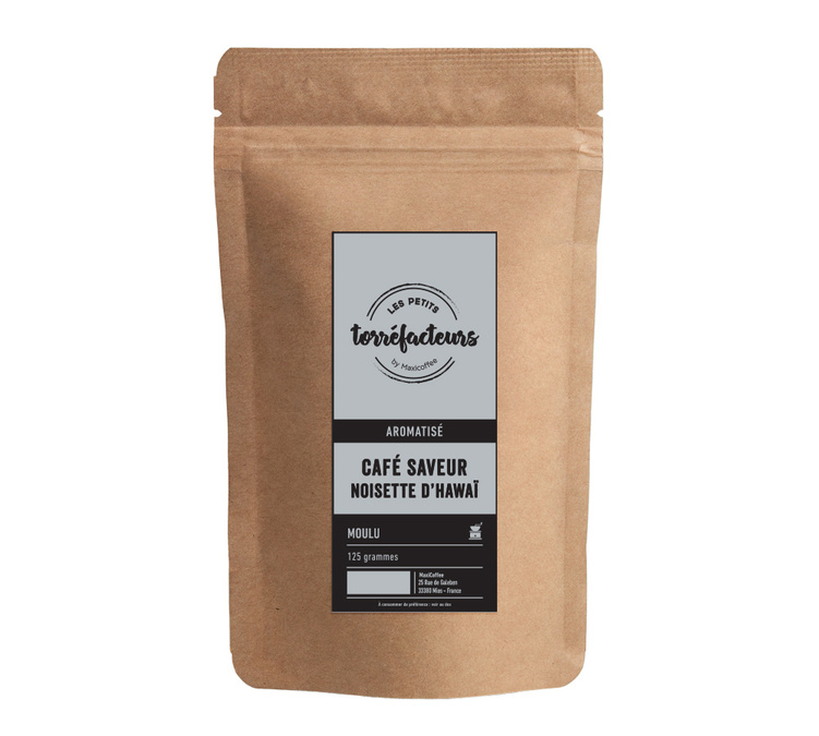 125 g - Café moído - Sabor avelã - LES PETITS TORRÉFACTEURS