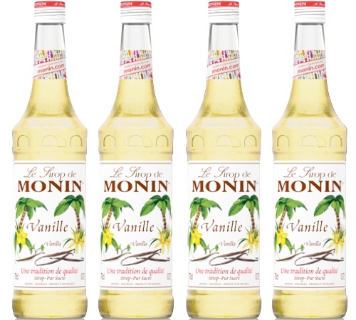 Xarope Monin - Baunilha (baunilha francesa) - 4x70cl