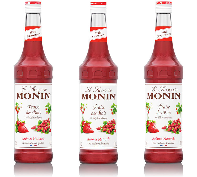 Monin Jarabe de Fresa Silvestre - 3x70 cl