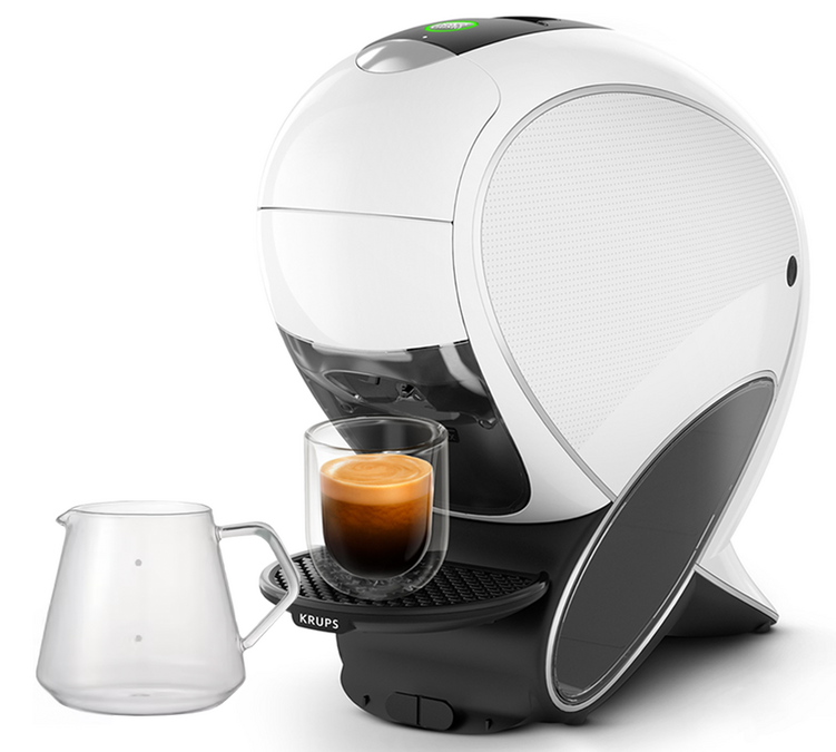 Nescafé® Dolce Gusto® NEO KP850110 nuo Krups - Balta + Kinto Slow Coffee karafa + Dovanų pasiūlymas