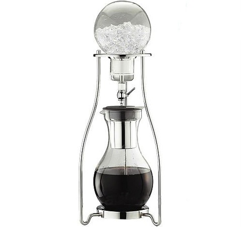 Tiamo Cold Brew-koffiezetapparaat koude extractie glas/roestvrij staal