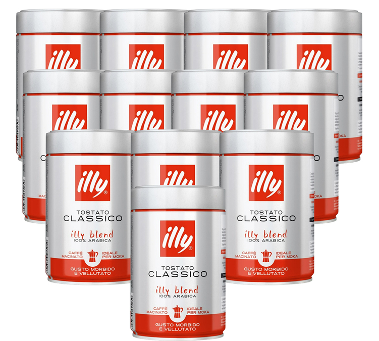 3 Kg Ground Coffee for Professionals Espresso Moka - Illy
