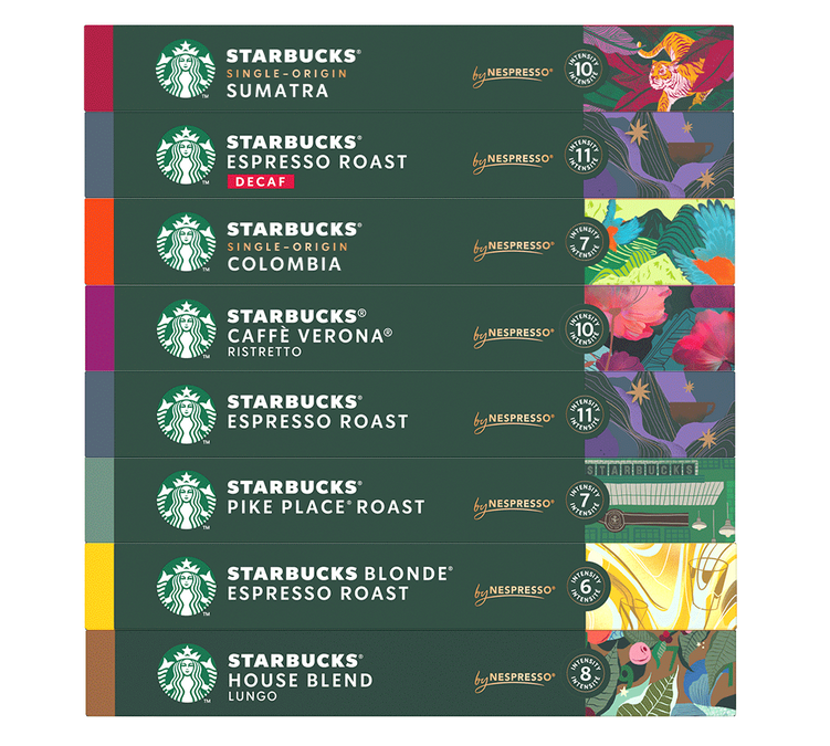 Пакет за откриване 80 съвместими капсули Nespresso* Original - STARBUCKS