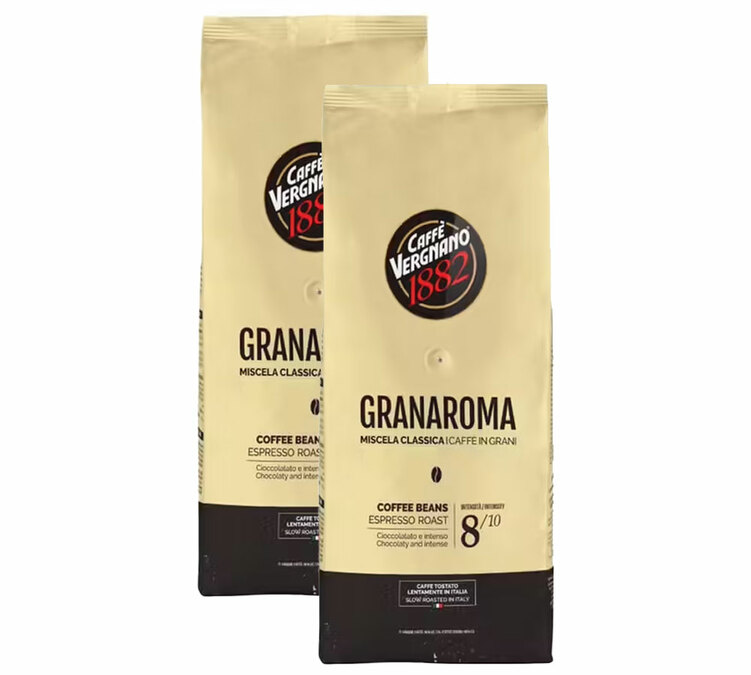 2 x 1 kg - Кафе на зърна - Gran Aroma - CAFFÈ VERGNANO