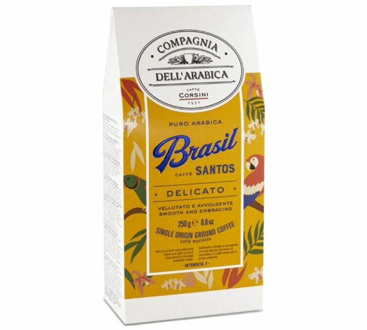 250 g - Malet Kaffe - Brasilien Santos - CORSINI