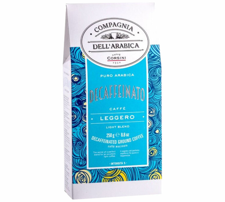 250 g - Kawa Mielona - Bezkofeinowa - CORSINI