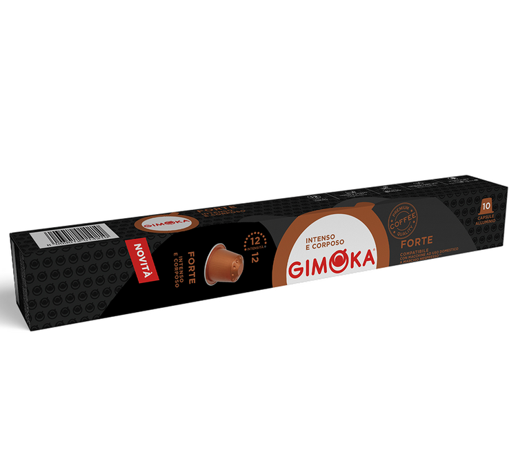 10 capsules compatibel met Nespresso* Original Sterk - GIMOKA