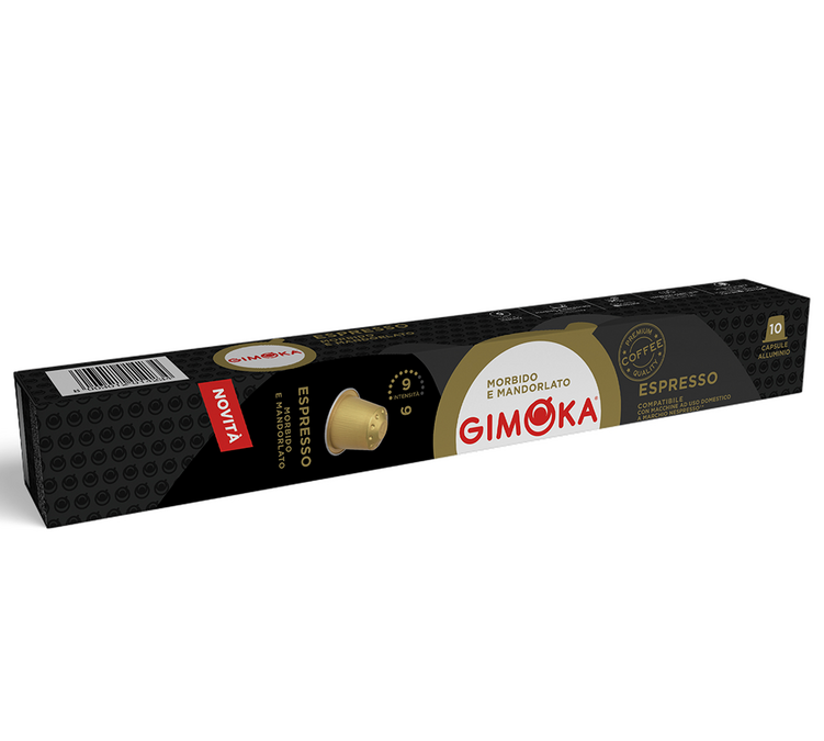 10 Nespresso* Original Compatibele Capsules Premium Espresso - GIMOKA
