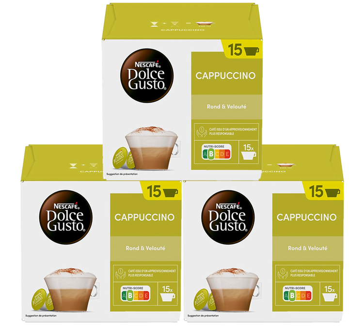 90 kapsula Cappuccino - Nescafé* DOLCE GUSTO*