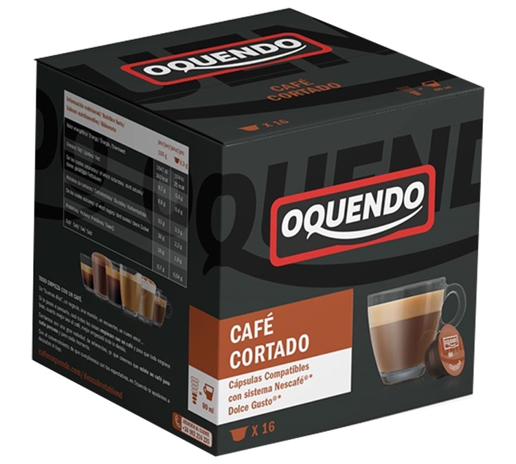 16 kompatibilis kapszula Nescafé* Dolce Gusto* Cortado Macchiato – OQUENDO