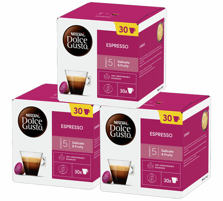 90 капсули Espresso - Nescafé* DOLCE GUSTO*