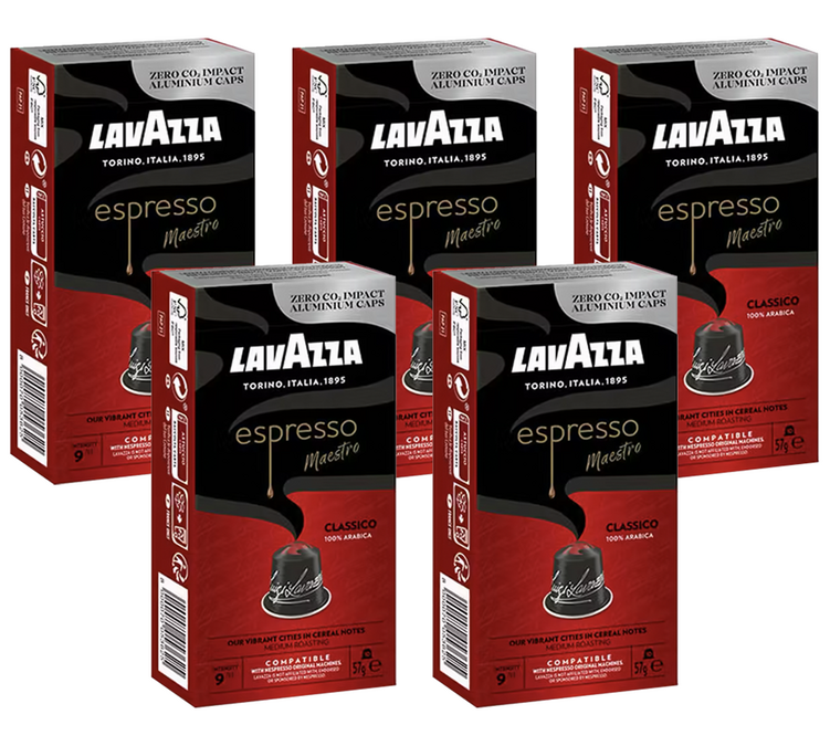 50 kapsułek kompatybilnych z Nespresso* Original Maestro Classico - LAVAZZA