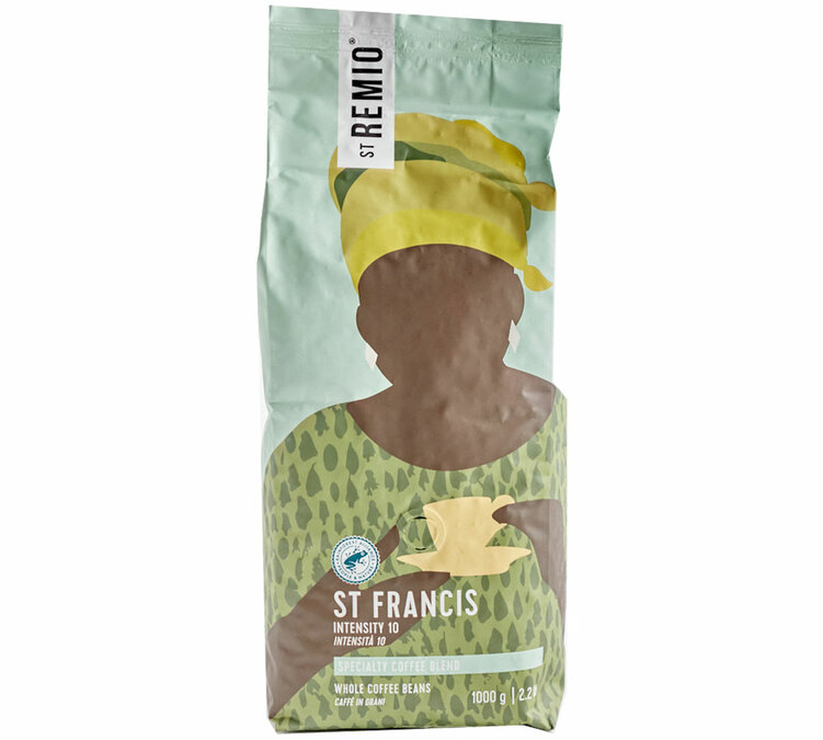 1 kg - Hele Bønner Kaffe - St Francis - ST REMIO