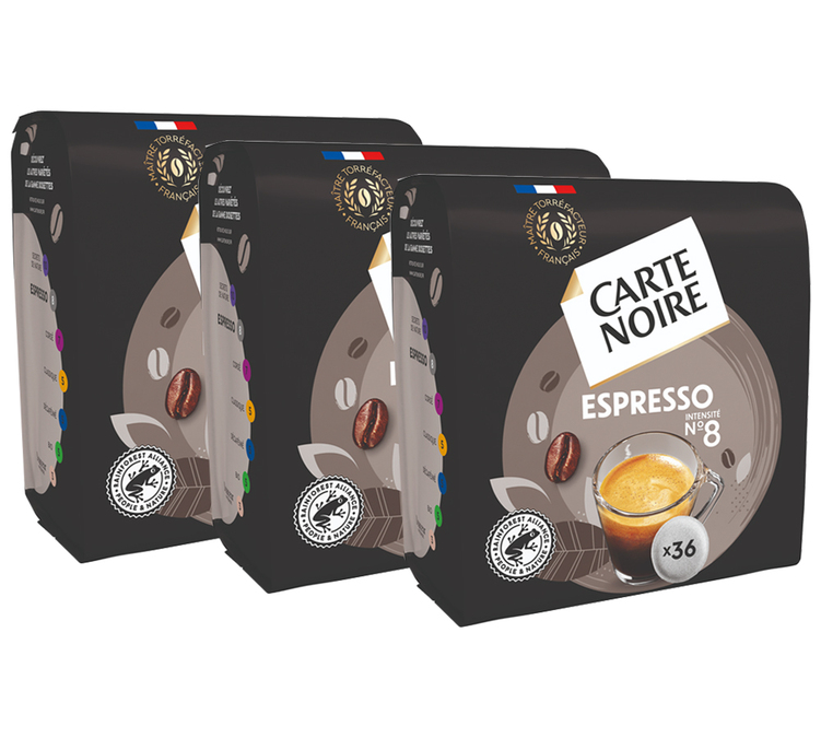 108 weiche Pads N°8 Espresso Classic - CARTE NOIRE