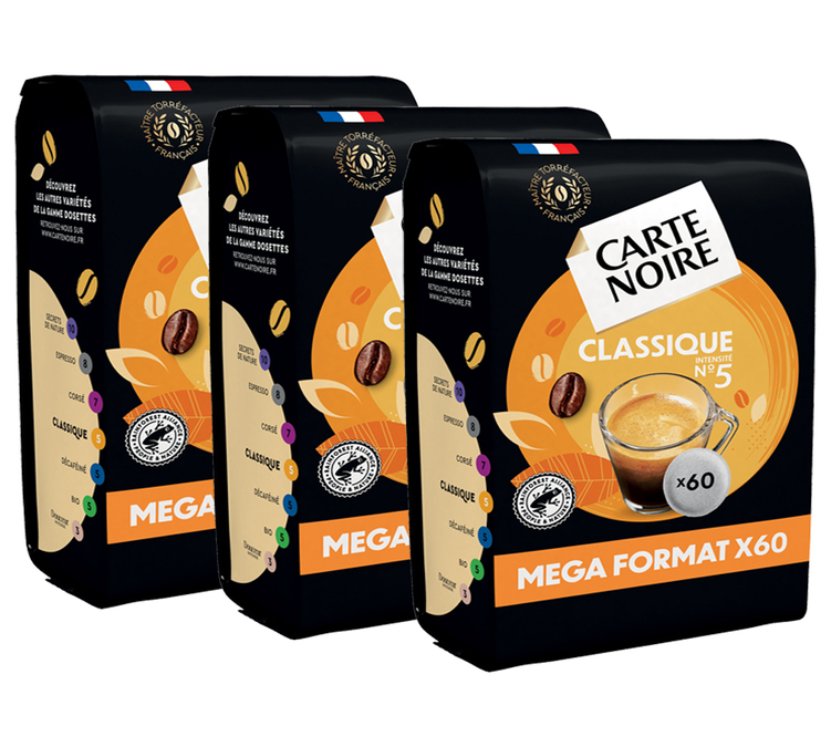 180 cápsulas blandas Classic Intensidad nº5 - Carte Noire