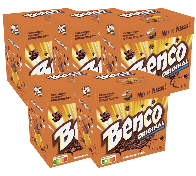 60 cápsulas compatibles con Nescafé* Dolce Gusto* Chocolate - BENCO
