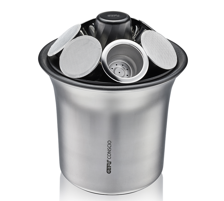 Contenedor de posos de café Conscio compatible con Nespresso* Original - GEFU