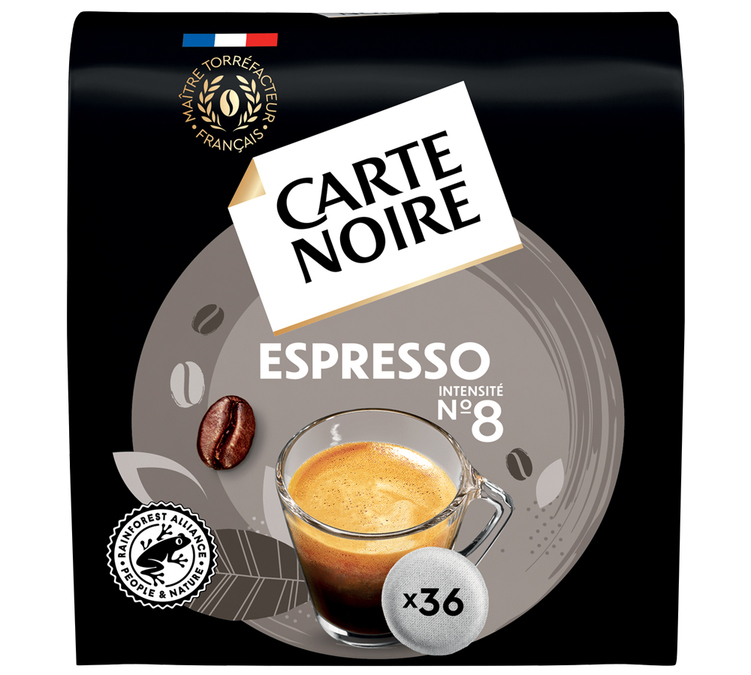 36 soft capsules N°8 Espresso Classic - CARTE NOIRE