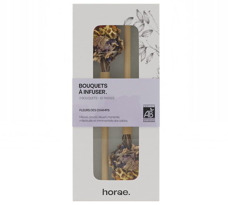Ekologiska Ängsblommor Te att Infusera - 2 buketter (10 koppar) - HORAE