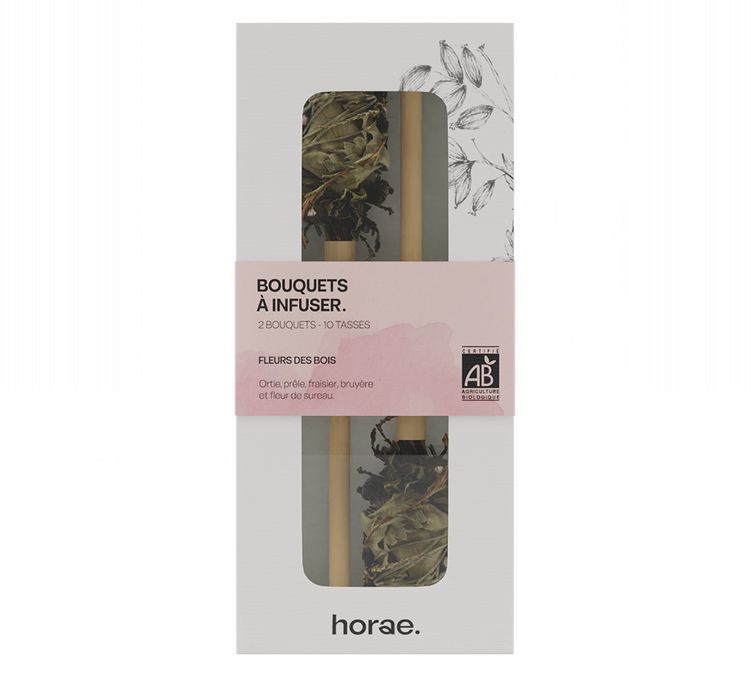 Blommor att Dra Wilda Blommor Ekologiska - 2 buketter (10 koppar) - HORAE