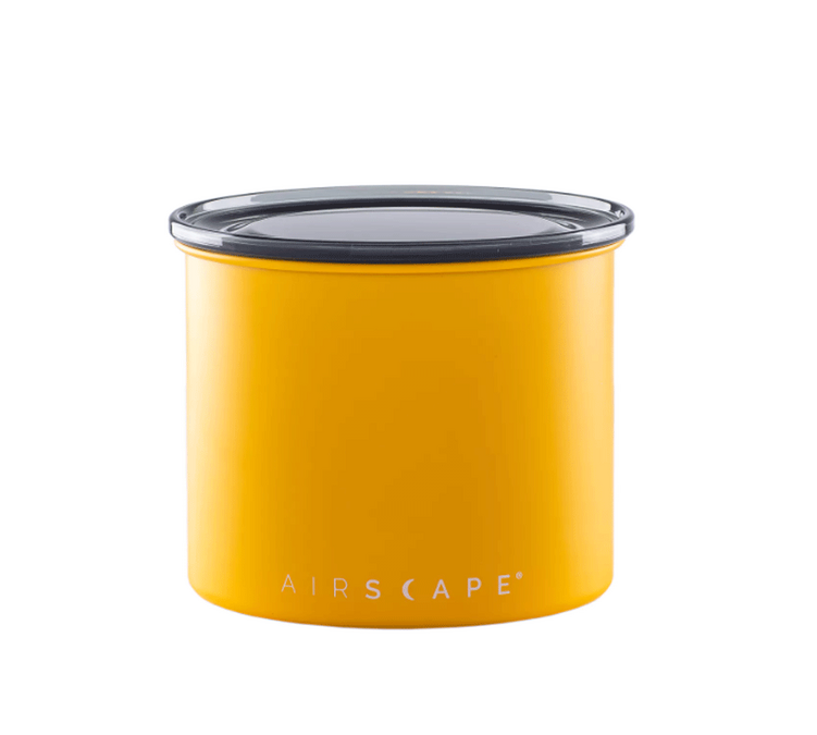 Matiniu geltonu metalu laikymo dėžutė 250 g - Airscape