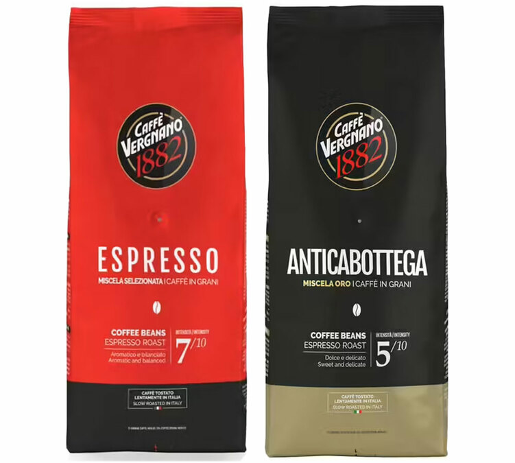 2 x 1 kg - Kawa w ziarnach - Espresso/Antica Bottega - CAFFÈ VERGNANO