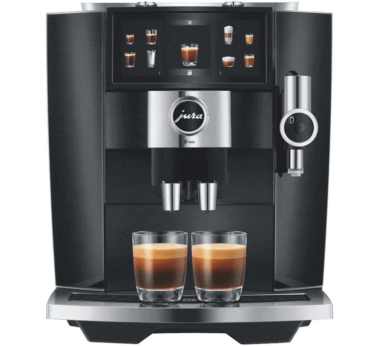 JURA J8 Twin Diamond Black Mlinac za Espresso