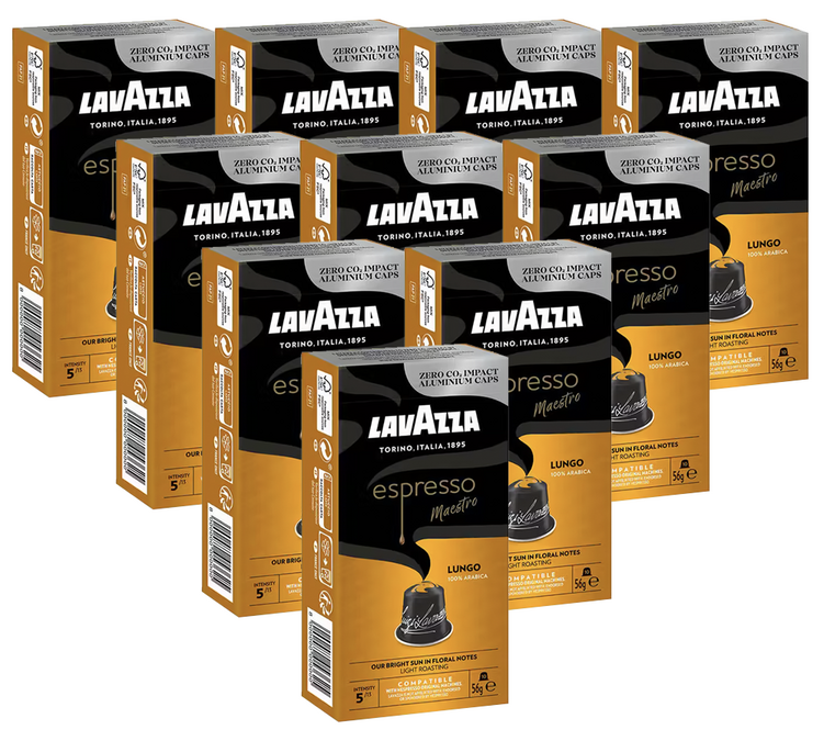 100 Nespresso® kompatibilnih kapsula - Maestro lungo - LAVAZZA