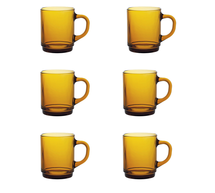 6 tazas