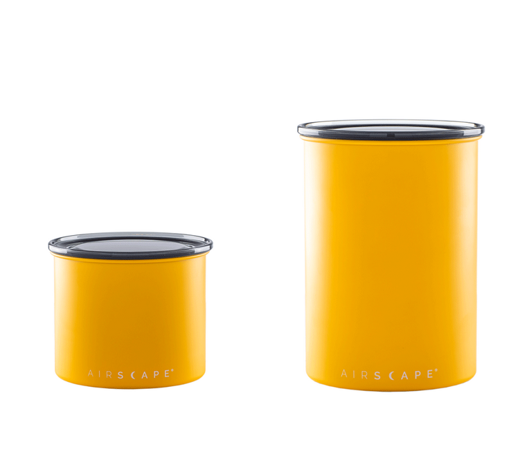 Lot scatola di conservazione giallo opaco 250g e 500g - Airscape